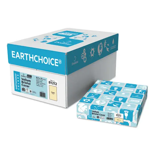 Domtar Cover Stock, 67 lb Bristol Weight, 8.5 x 11, Cream, 250/Pack