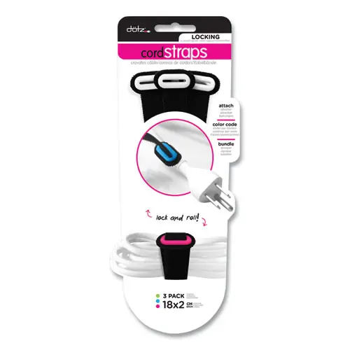 dotz® Locking Cord Strap, Black