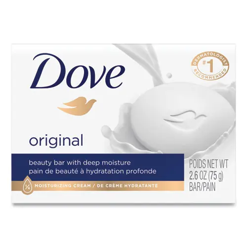 Dove® White Beauty Bar, Light Scent, 2.6 oz