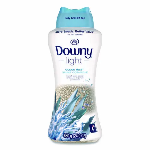 Downy® Light In-Wash Scent Booster Beads, Ocean Mist Scent, 24 oz Pour Bottle