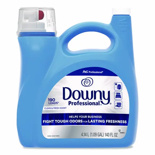 Downy® Professional Commercial Liquid Fabric Softener, 140 oz Plastic Bottle with Dispensing Tap