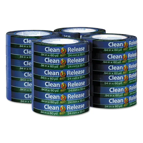 Duck® Clean Release Painter's Tape, Blue, 0.94" x 60 yds, 24/Carton