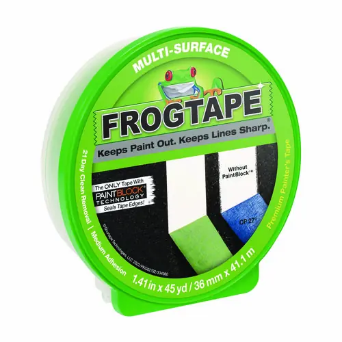 Duck® FrogTape Multi-Surface Painting Tape, Green, 1.41" x 45 yds