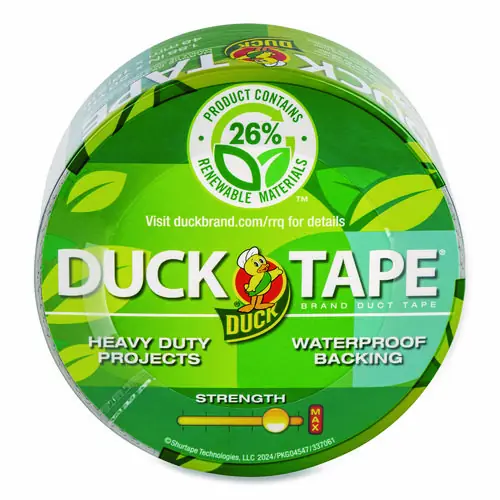 Duck® Renewable Material Duck Tape, Silver, 1.88" x 20 yd