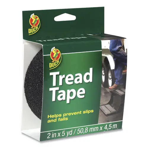 Duck® Tread Tape, Black, 2" x 5 yds, 3" Core