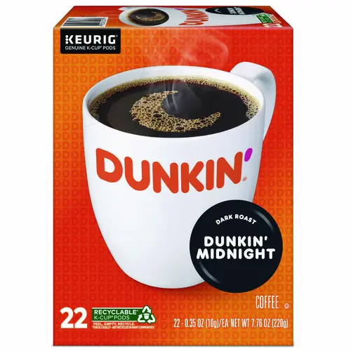 Dunkin'® K-Cup Pods, Original Dark Roast, 22/Box