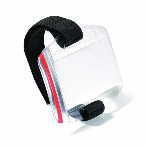 Durable® Card Holder Outdoor Secure, Vertical, Clear, 10/Box