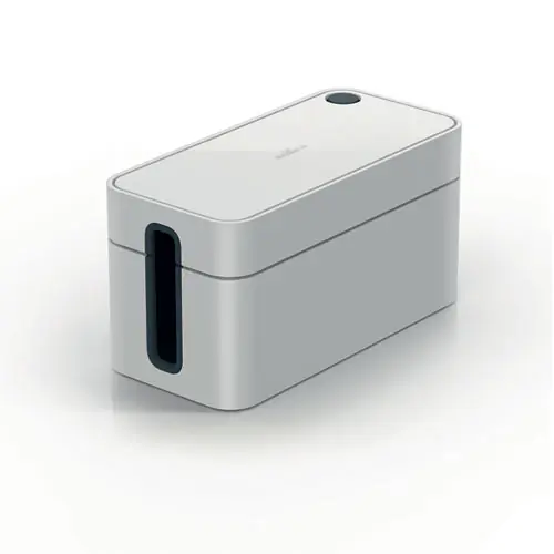 Durable® CAVOLINE Cable Management Box, Small, Gray