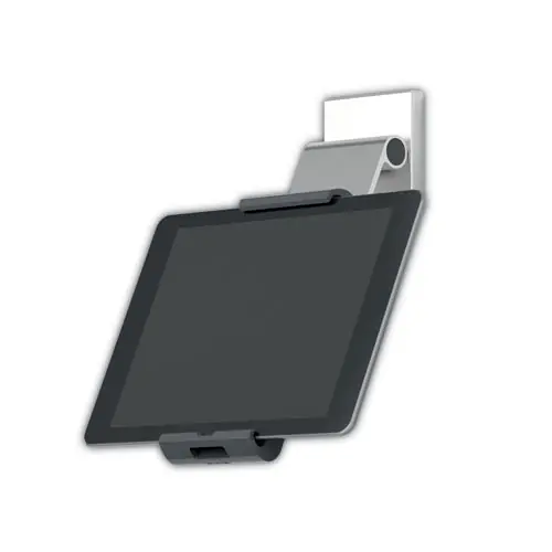 Durable® Mountable Tablet Holder, Silver/Charcoal Gray