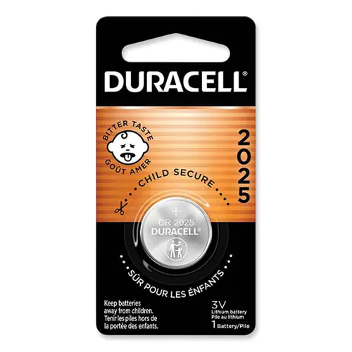 Duracell® Lithium Coin Batteries With Bitterant, 2025