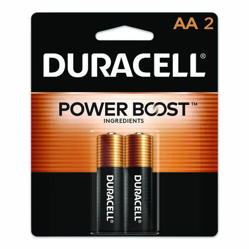 Duracell® Power Boost CopperTop Alkaline AA Batteries, 2/Pack