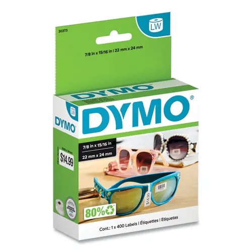 DYMO® LW Price Tag Labels, White, 400 Labels/Roll