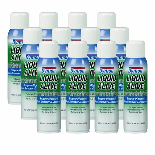 Dymon® LIQUID ALIVE Carpet Cleaner/Deodorizer, 20 oz Aerosol Spray