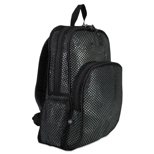 Eastsport® Mesh Backpack, Black, Fits Devices Up to 17"