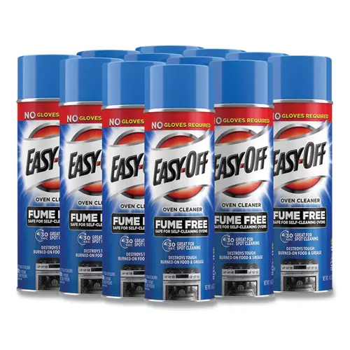 EASY-OFF® Fume-Free Oven Cleaner, Lemon Scent, 14.5 oz Aerosol Spray, 12/Carton