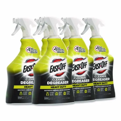 EASY-OFF® Heavy Duty Cleaner Degreaser, 32 oz Spray Bottle, 6/Carton