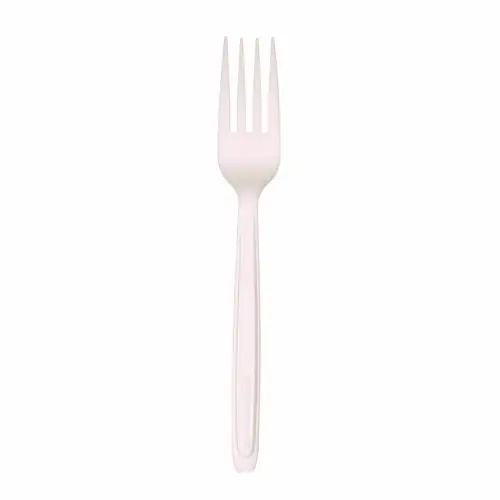 Eco-Products® Cutlery for Cutlerease Dispensing System, Fork, Plastic, White, 960/Carton