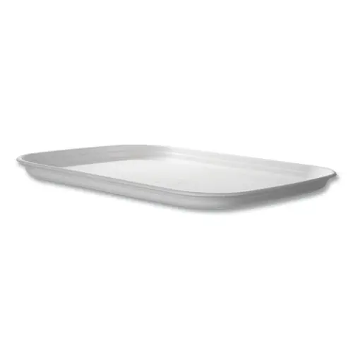 Eco-Products® Regalia Renewable Sugarcane Tray, 13 x 17 x 1.3, White, 100/Carton