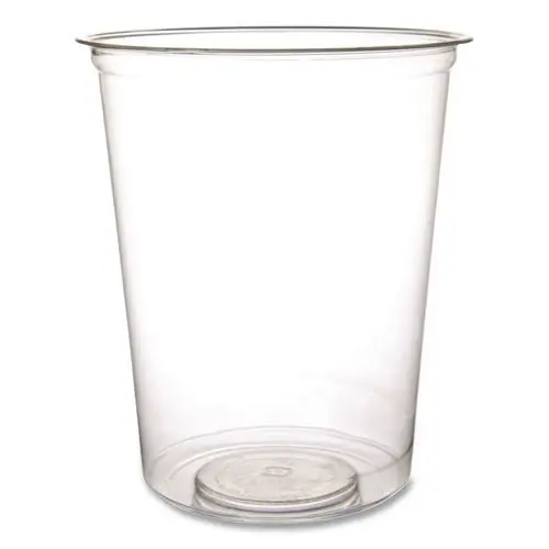 Eco-Products® Round Deli Containers, 32 oz, Clear, Plastic, 500/Carton (Non-Stock, Extended Delivery)
