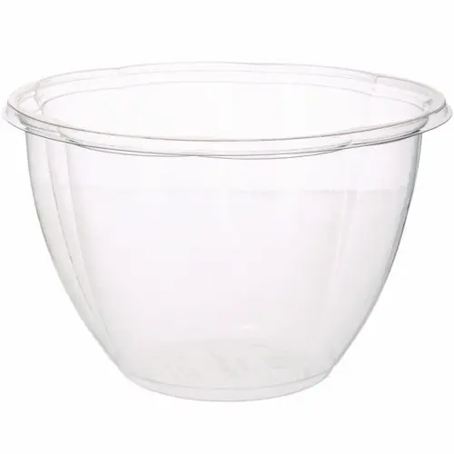 Eco-Products® Salad Bowls, 48 oz, Clear, Plastic, 300/Carton