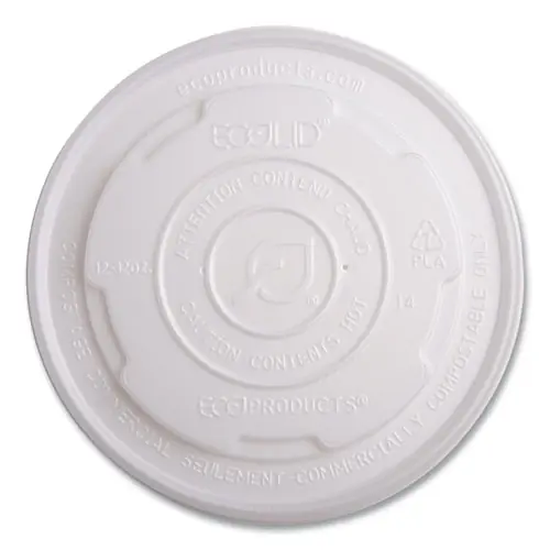 Eco-Products® World Art™ PLA-Laminated Soup Container Lids