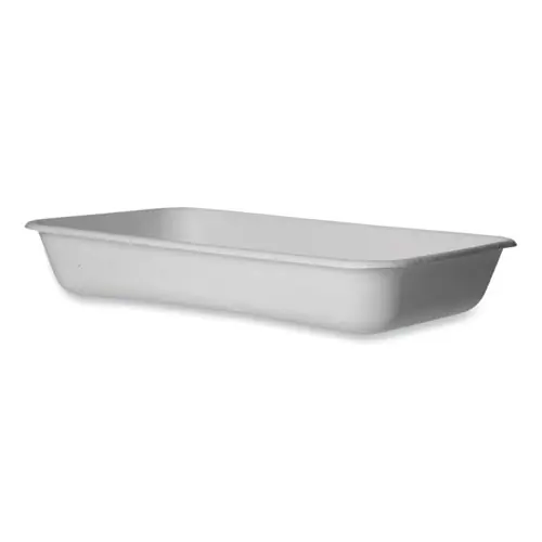 Eco-Products® WorldView Renewable Molded Fiber Containers, White, 48 oz, 200/Carton