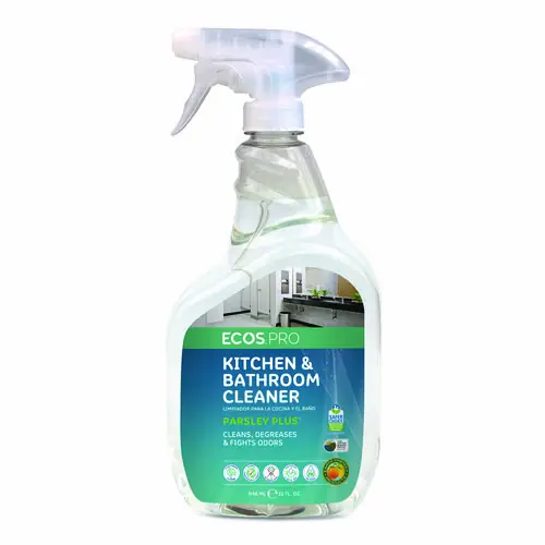 ECOS® PRO Parsley Plus All-Purpose Kitchen and Bathroom Cleaner, 32 oz Spray Bottle