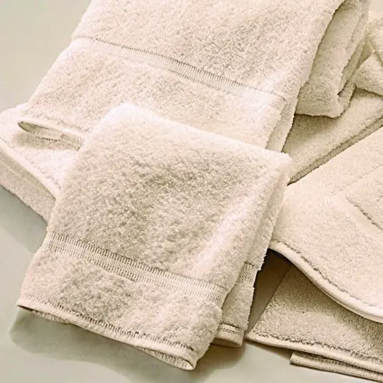 Ecru Bath Towel, Double Dobby, 17 lbs, 27×54 (Dozen)