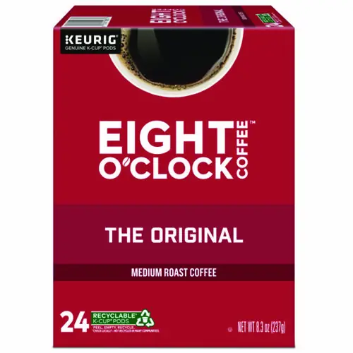 Eight O'Clock Original Coffee K-Cups, 24/Box