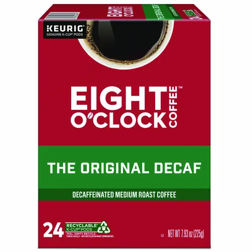 Eight O'Clock Original Decaf Coffee K-Cups, 24/Box