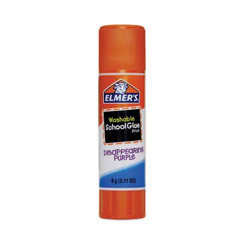 Elmer's® Disappearing Purple School Glue Stick, 0.21 oz, 12/Pack