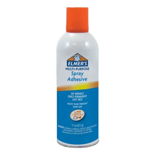 Elmer's® Multi-Purpose Spray Adhesive, 11 oz, Dries Clear, 6/Carton