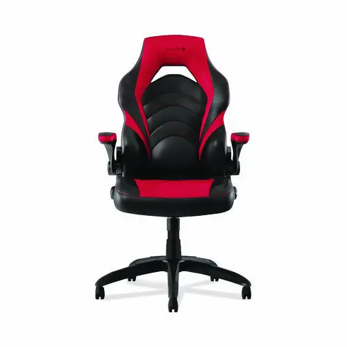 Emerge™ Vortex Bonded Leather Gaming Chair, Red/Black, 17.9"-21.6" Seat Height, Supports Up to 301 lbs