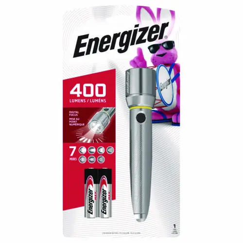 Energizer® Vision HD, 2 AA Batteries (Included), Silver