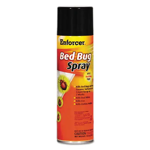 Enforcer® Bed Bug Spray, 14 oz Aerosol Spray, 12/Carton
