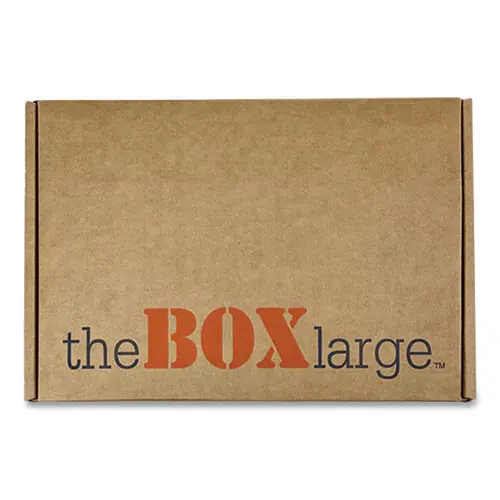 EPE USA Laptop Shipping Box, One-Piece Foldover (OPF), Large, 17.25" x 11.68" x 3.75", Brown Kraft