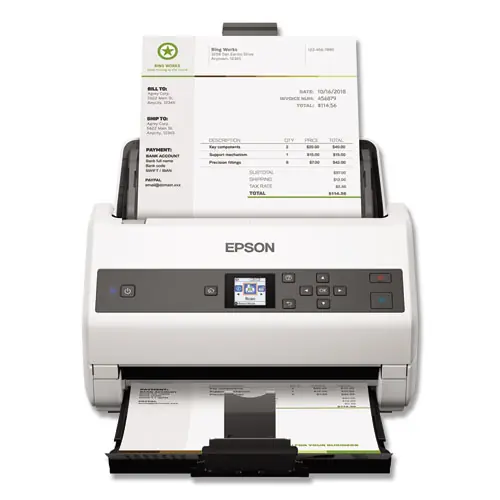 Epson® DS-870 Color Workgroup Document Scanner, 600 dpi Optical Resolution