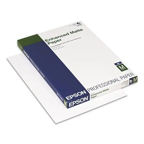Epson® Enhanced Photo Paper, Matte, 13 x 19, 100 Sheets