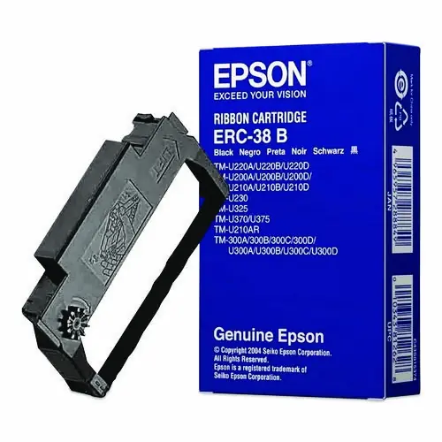 Epson® ERC38B Ribbon, Black