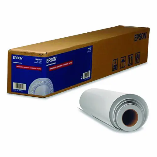 Epson® Exhibition Canvas, 23 mil, 60" x 40 ft, Satin White