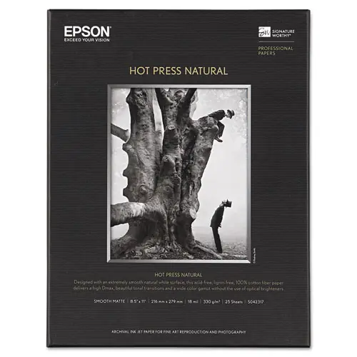 Epson® Hot Press Natural Fine Art Paper