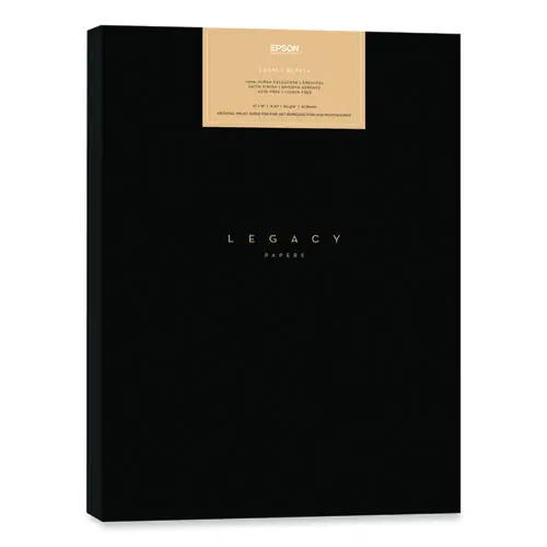 Epson® Legacy Baryta II Professional Media, 13 x 19, Semi-Gloss, 25 Sheets, 16 mil
