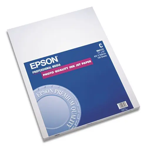Epson® Matte Presentation Paper, 17 x 22, Matte Bright White, 100/Pack