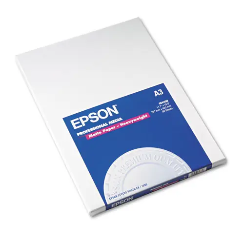 Epson® Premium Matte Presentation Paper, Bright White, 50 Sheets per Pack