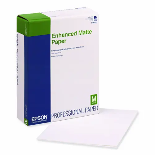 Epson® Ultra Premium Matte Presentation Paper, 8.5 x 11, 250 Sheets, Matte White