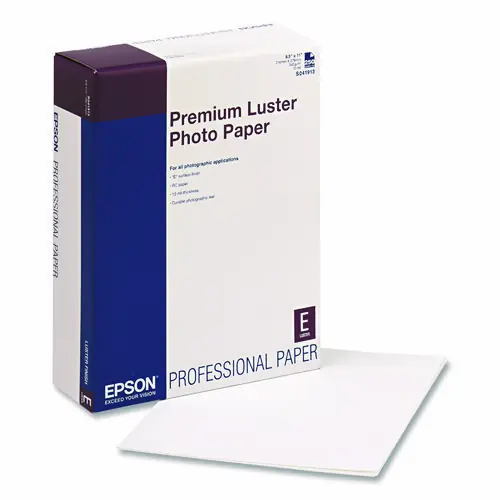 Epson® Ultra Premium Photo Paper, 8.5 x 11, Luster, 250 Sheets, 10 mil