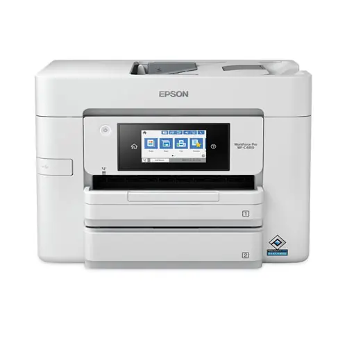 Epson® WorkForce Pro WF-C4810 Color Multifunction Printer, Copy/Fax/Print/Scan
