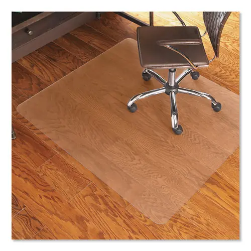 ES Robbins® EverLife Chair Mat for Hard Floors, Light Use, Rectangular, 46 x 60, Clear