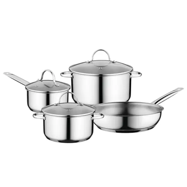 Essentials Comfort 7pc 18/10 SS Cookware Set
