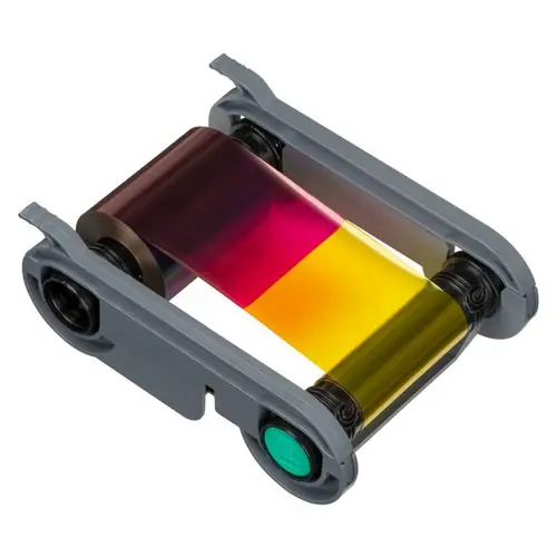 Evolis® R6F203A100 YMCKOK Color Ribbon, Four-Color